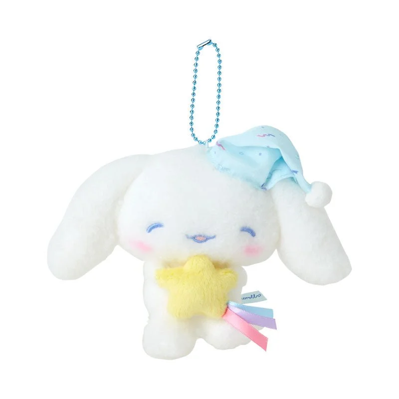 Cinnamoroll Plush Mascot Keychain Nemunemu Time Design 931993 - Sanrio