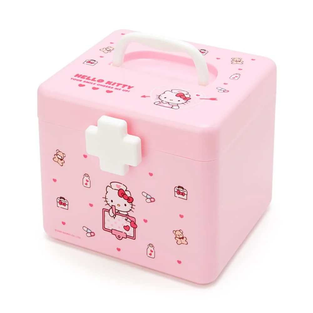 SANRIO Kit di Pronto Soccorso per Bambini, 20 Pezzi, Rosa, Modello 2023