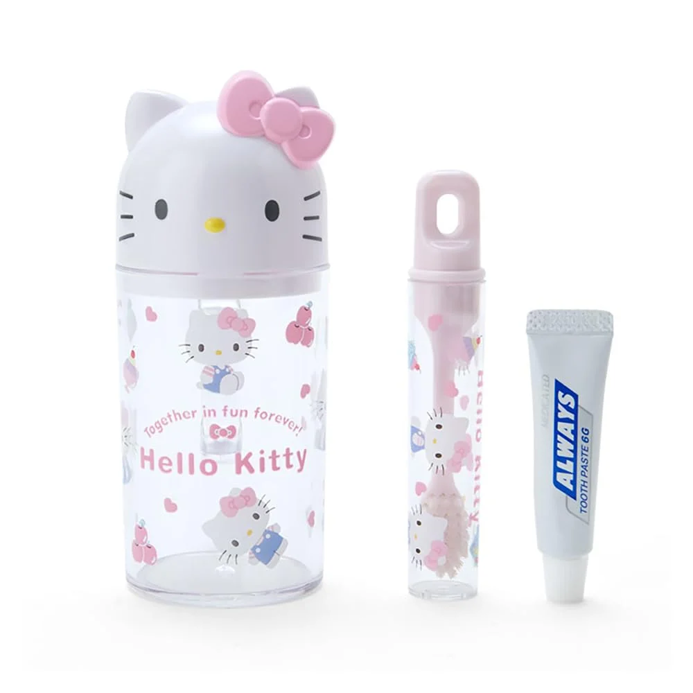 Sanrio Set de Cepillo de Dientes y Vaso Hello Kitty 983829 12x7x5cm