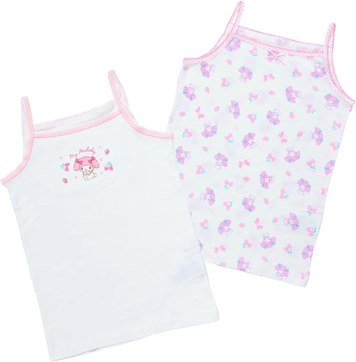 Sanrio Canottiere bambini confezione da 2 100% cotone My Melody 100cm