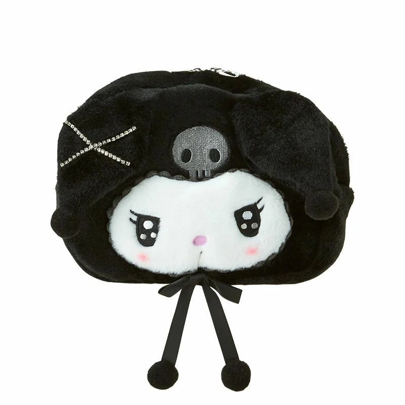 Kuromi Pouch Twin Idol Design Character Shaped Bag - Black - 1 Piece