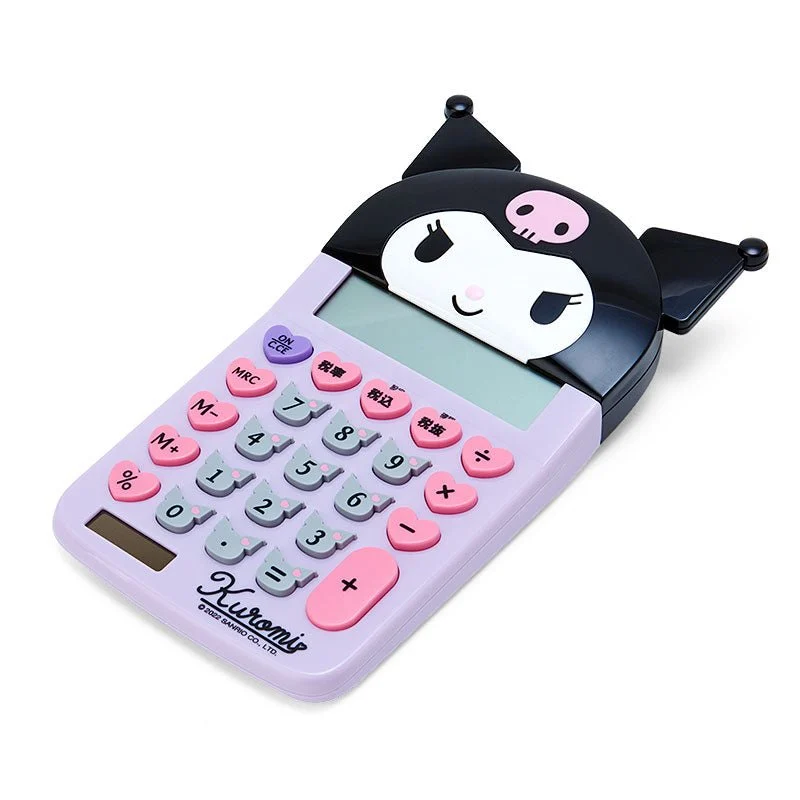 Sanrio Kuromi Calcolatrice a Forma di Faccia 633950 Colorato