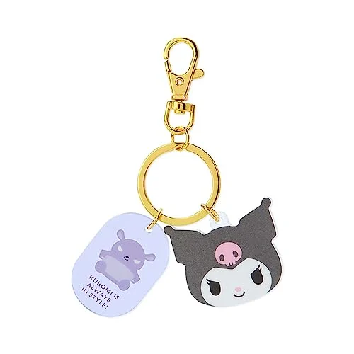Sanrio Kuromi Face Shaped Key Ring 908991
