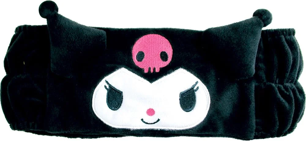 Sanrio fascia per capelli in morbido peluche Kuromi