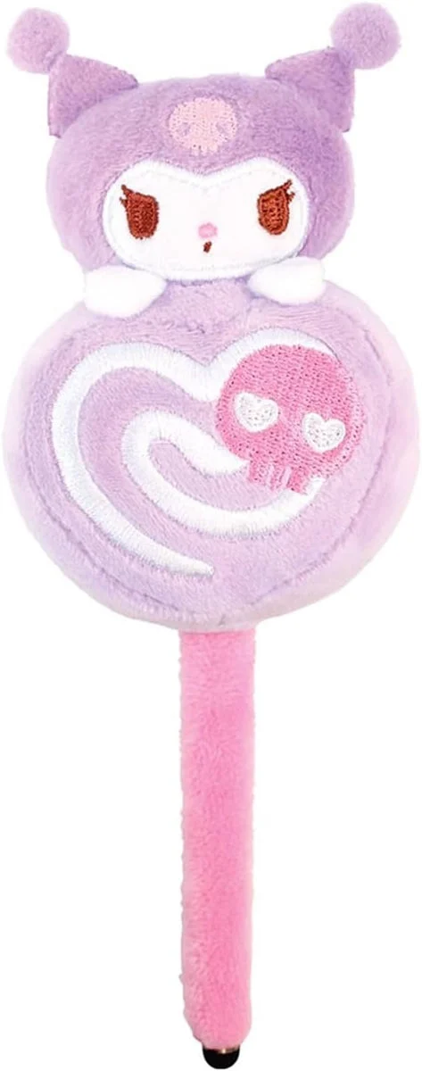 Sanrio Kuromi Plush Stylus Pen approx 176×95×40 mm