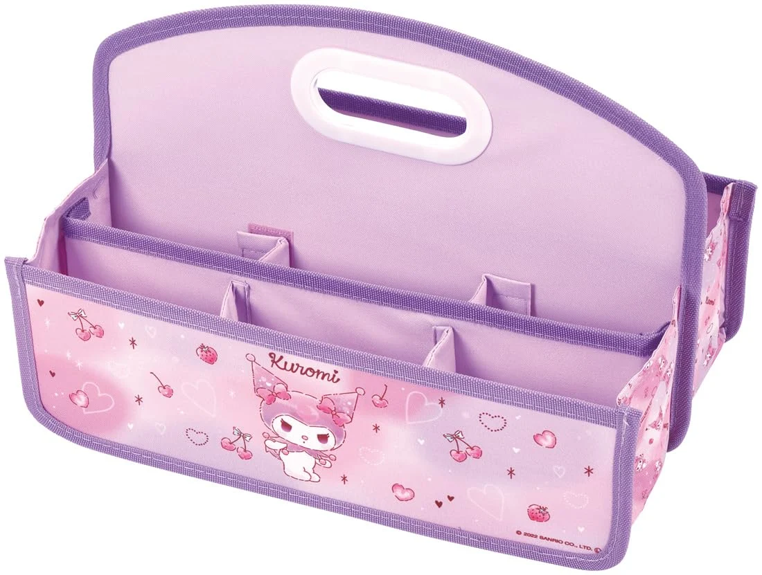 Sanrio Scatola portaoggetti con manico, portatile e compatta Kuromi