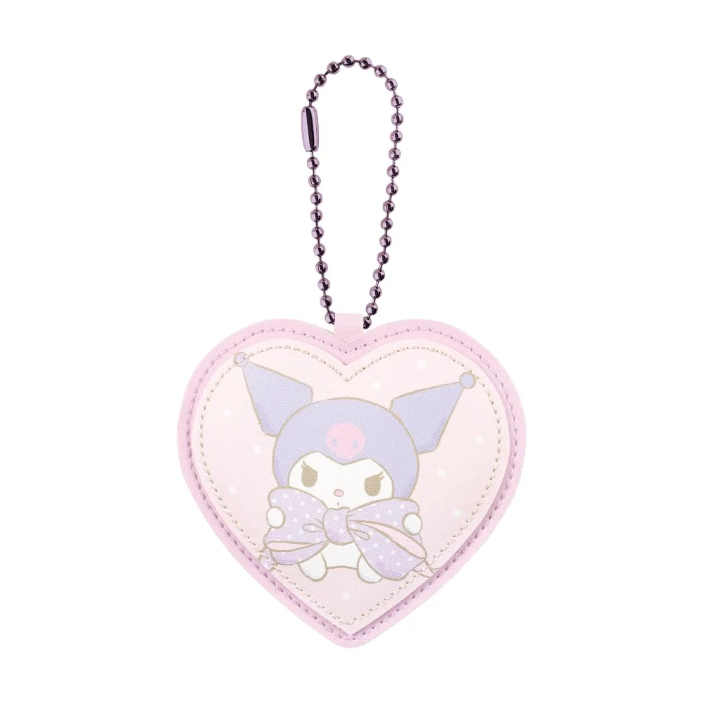 Sanrio portanome mascotte con catenella Kuromi viola