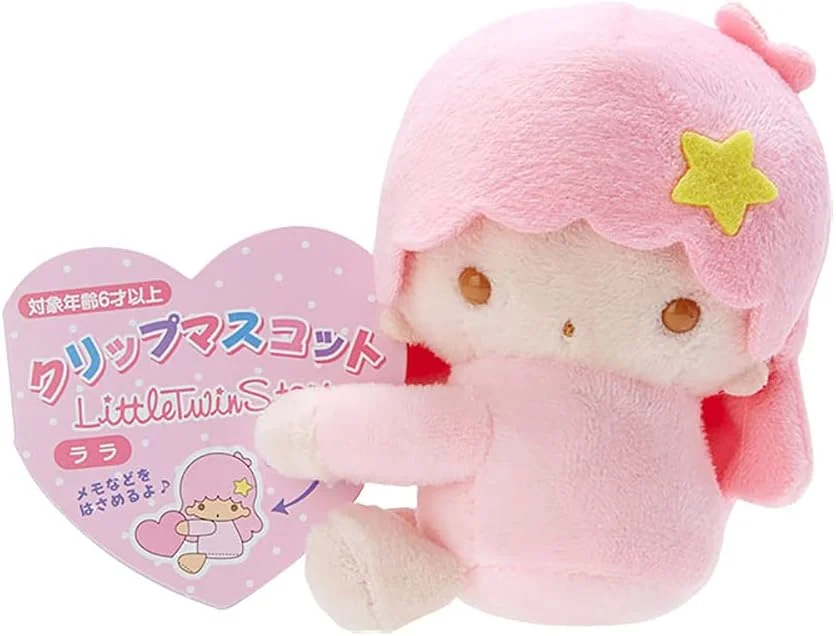SANRIO LALA Clip Mascot 609536 - Cute Character Keychain - Pink - 5cm