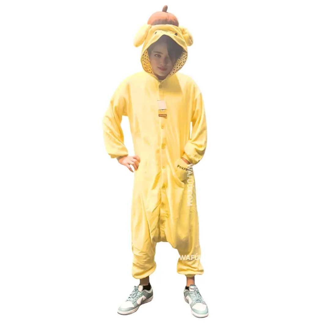 Pompompurin Costume Cosplay Kigurumi Fleece Unisex Taglia Unica 0,78 kg - Other
