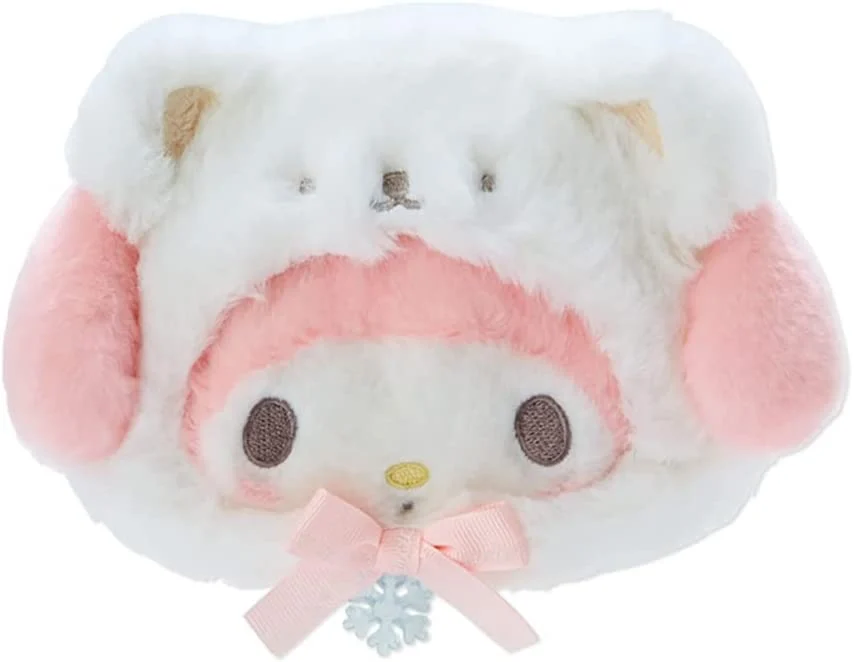 Sanrio Pouch My Melody Snow Design 2023 White 20cm