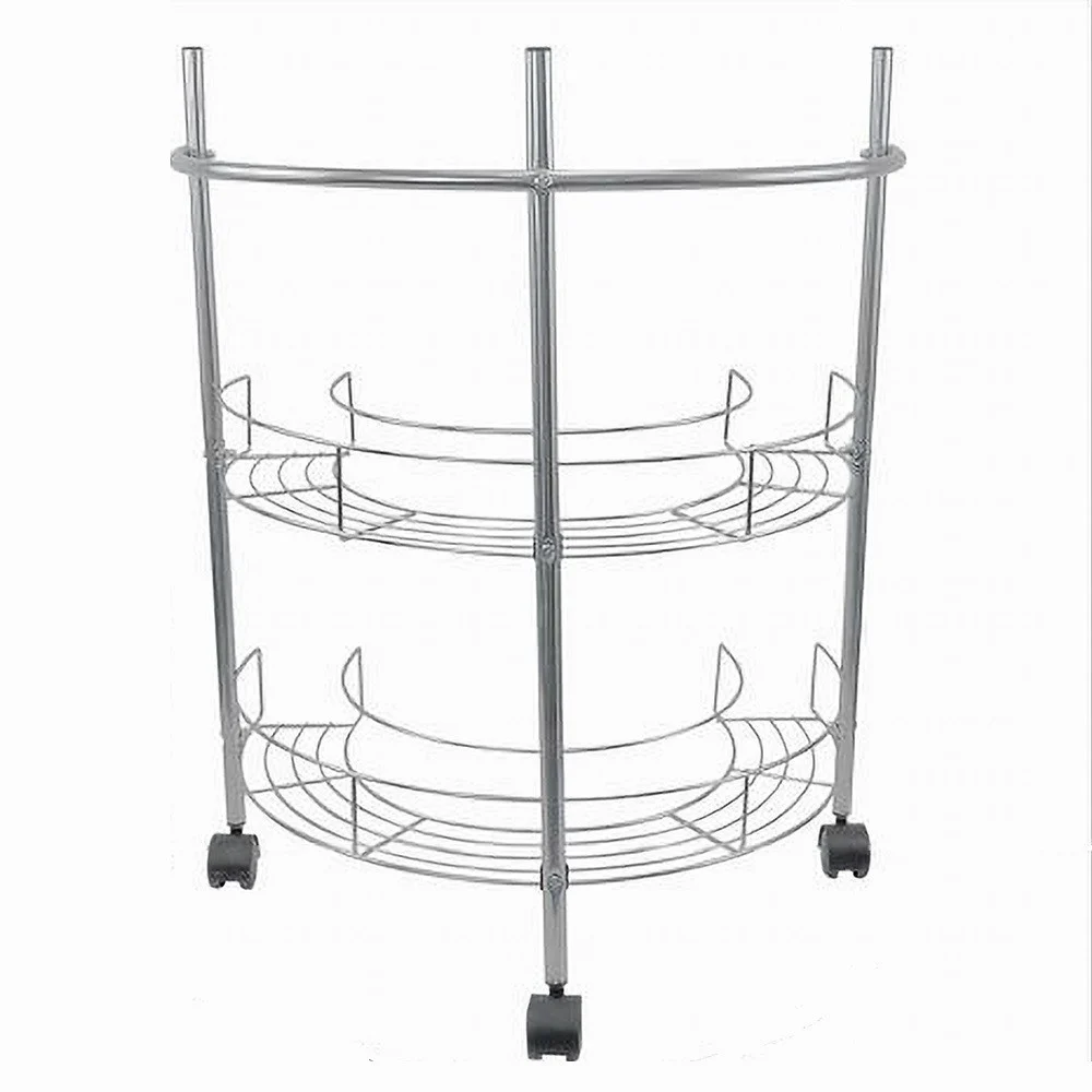 SCAFFALE MOBILETTO CARRELLO SOTTOLAVABO SOTTO LAVANDINO BAGNO 2 RIPIANI 59965 - Cleafe