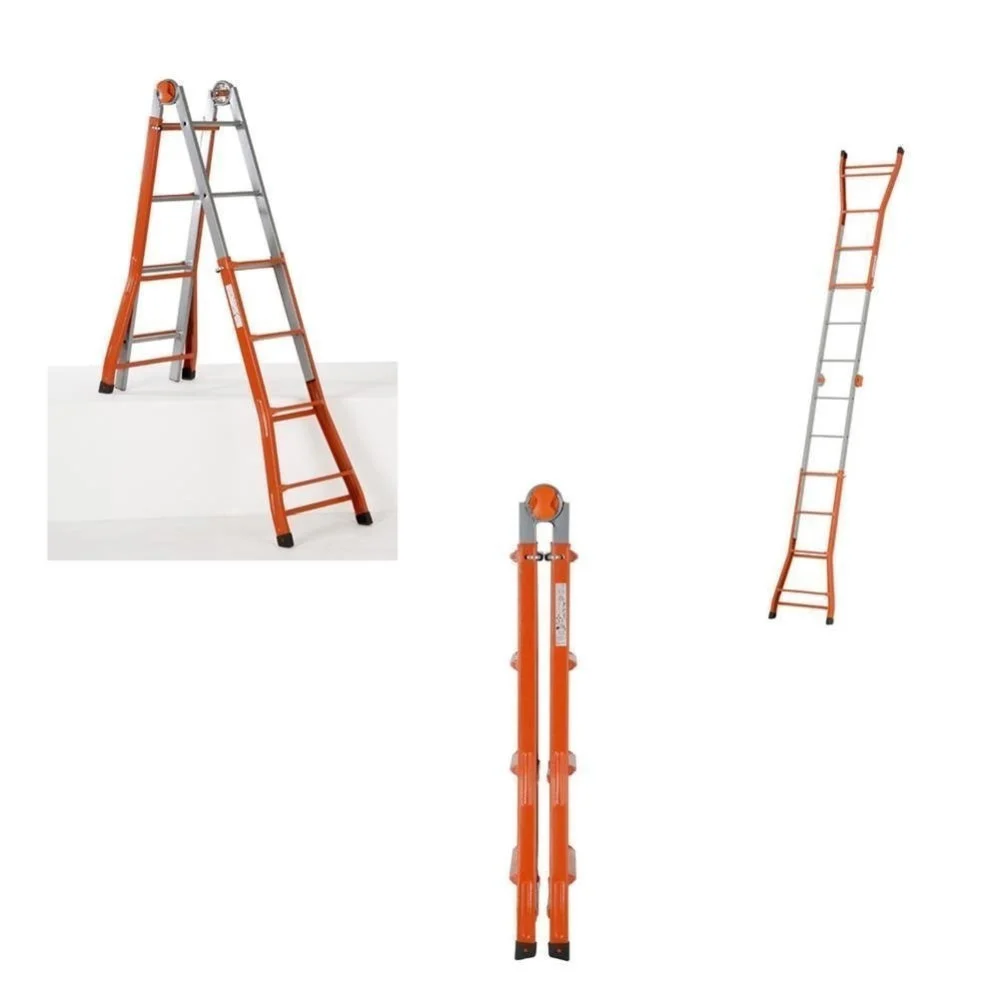 SCALA SCALETTO TELESCOPICO SUPER IN ACCIAIO 5,20 MT GIERRE MULTIUSO 5+4 GRADINI - Gierre ®