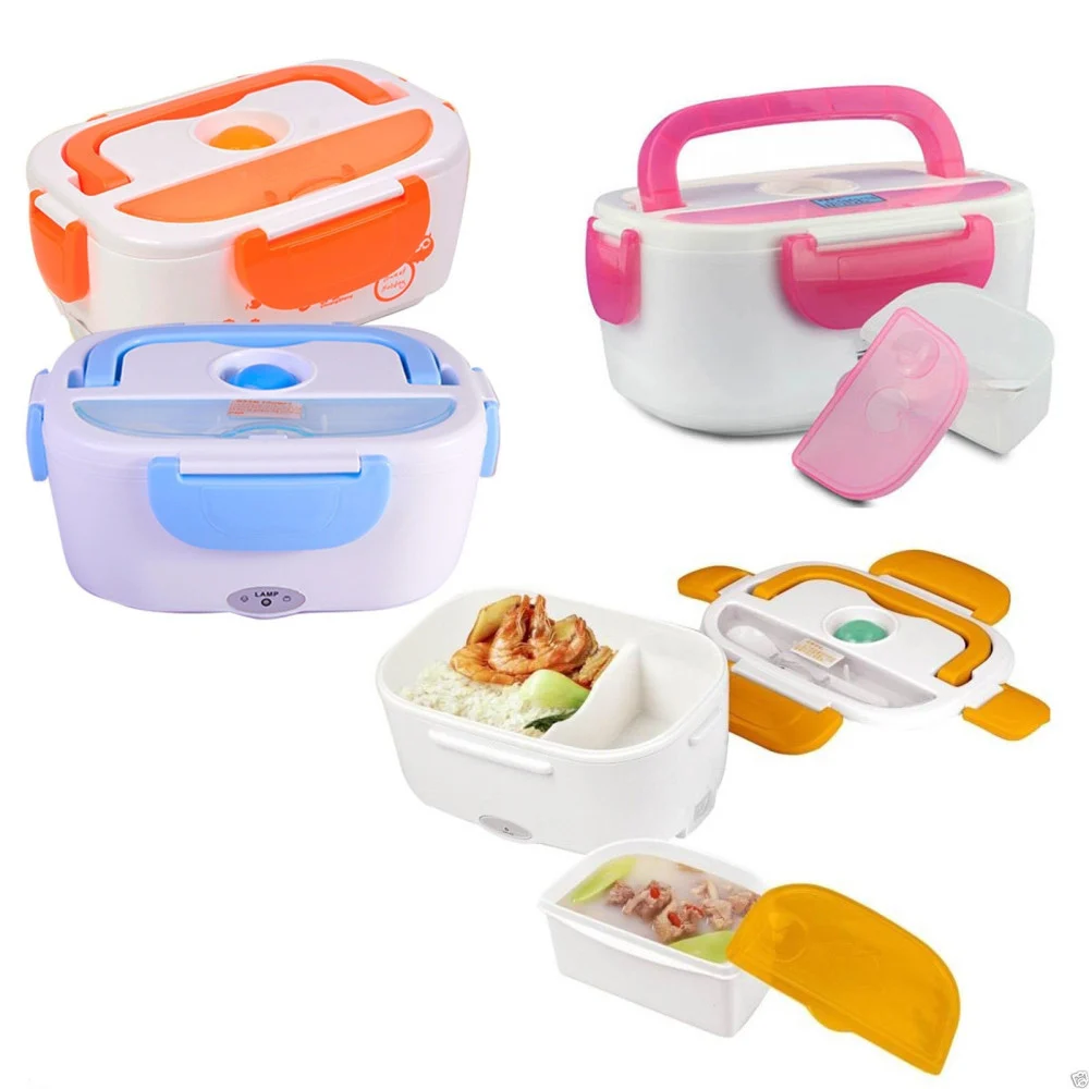 SCALDAVIVANDE TERMICO PORTA PRANZO ELETTRICO PORTATILE CASA UFFICIO CIBO CALDO - TrAdE Shop Traesio