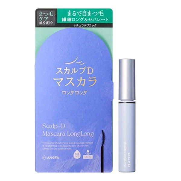 SCALPD Mascara LongLong Removable with Hot Water 6g Natural Black - ANGFA