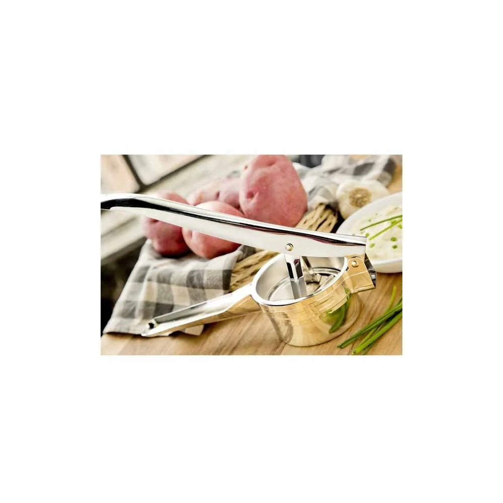 SCHIACCIPATATE A LEVA IN ACCIAIO 27 CM CUCINA CASA STRUMENTI SCHIACCIA PATATE - TrAdE Shop Traesio
