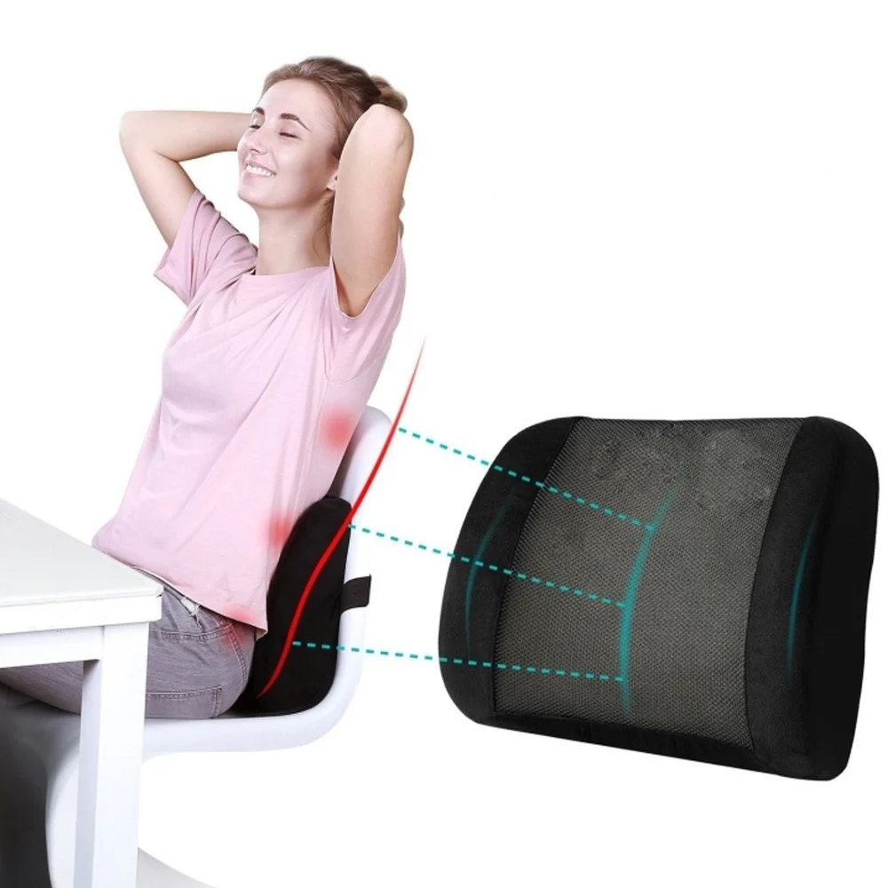 SCHIENALE CON MASSAGGIO ERGONOMICO SCHIENA SUPPORTO LOMBARE AUTO CAMPER UFFICIO - TrAdE Shop Traesio