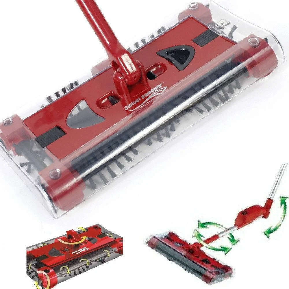 SCOPA ELETTRICA ROTANTE ASPIRAPOLVERE MANICO RUOTANTE SWIVEL SWEEPER SENZA FILI - TrAdE Shop Traesio