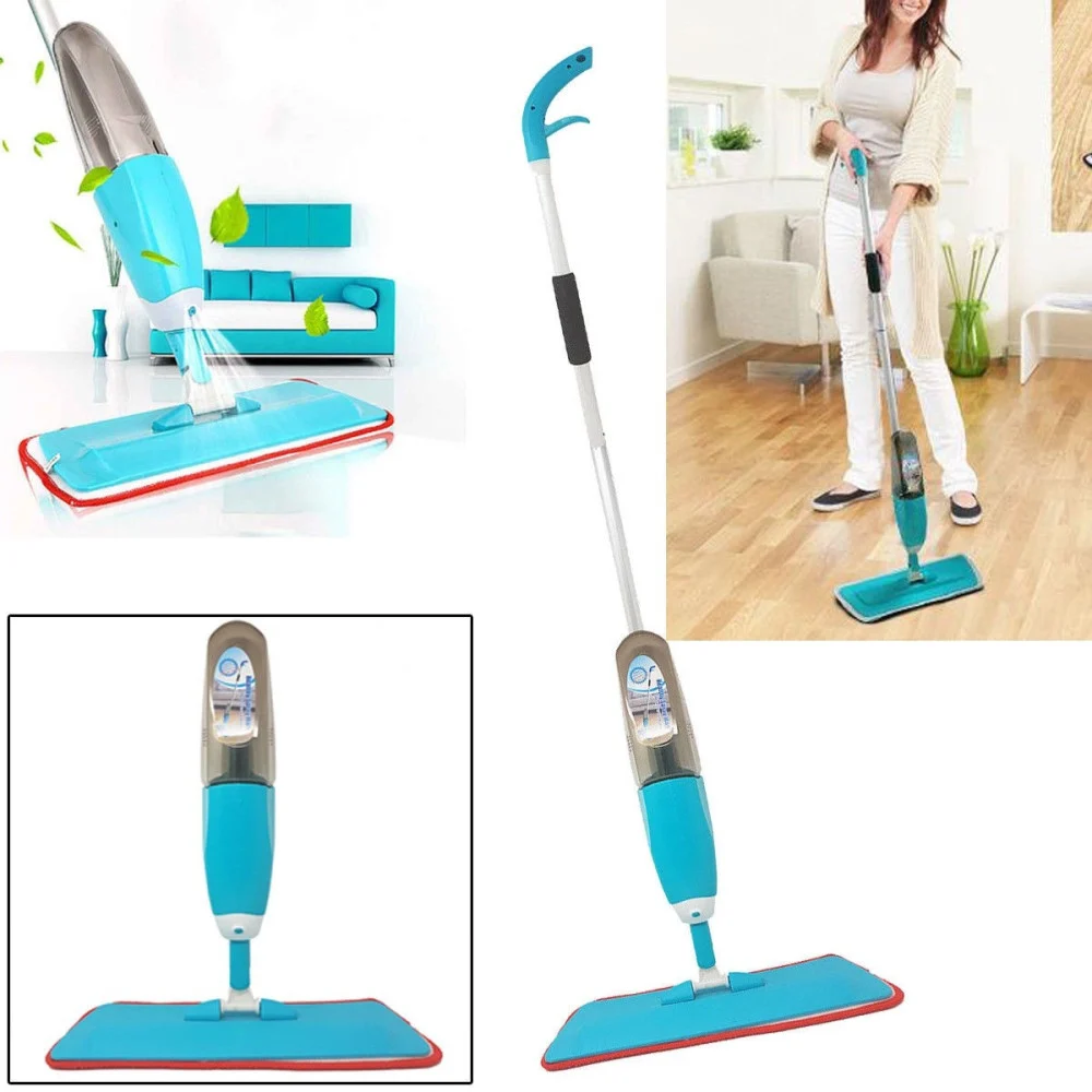 SCOPA SPRAY MOP LAVA ASCIUGA PAVIMENTI LEGGERA CERAMICA MARMO PARQUET HEALTHY - TrAdE Shop Traesio