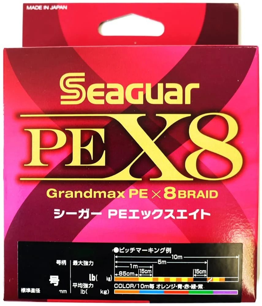 Seaguar Filo Da Pesca Intrecciato PE X8 400m 48lb Multicolore