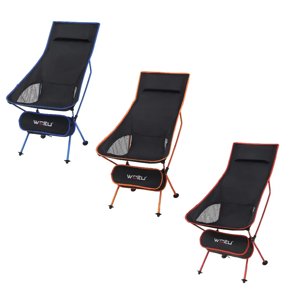SEDIA PIEGHEVOLE DA CAMPEGGIO PESCA IMPERMEABILE PORTATILE CARICO 140KG TESSUTO - TrAdE Shop Traesio