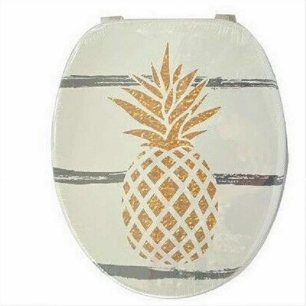 SEDILE COPRIVASO WC WATER COPRIWATER BAGNO IN PVC UNIVERSALE CON ANANAS 59026 - Cleafe
