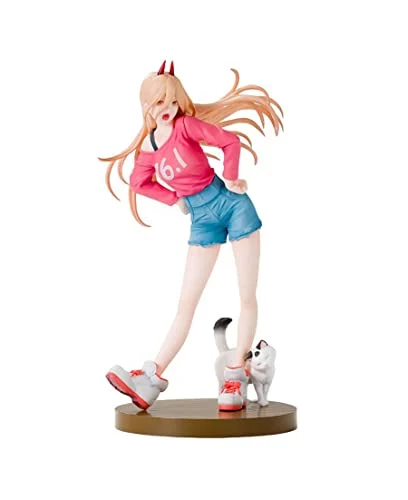 SEGA Chainsawman Luminasta Power Figure Collectible Model 12345 Red 30cm