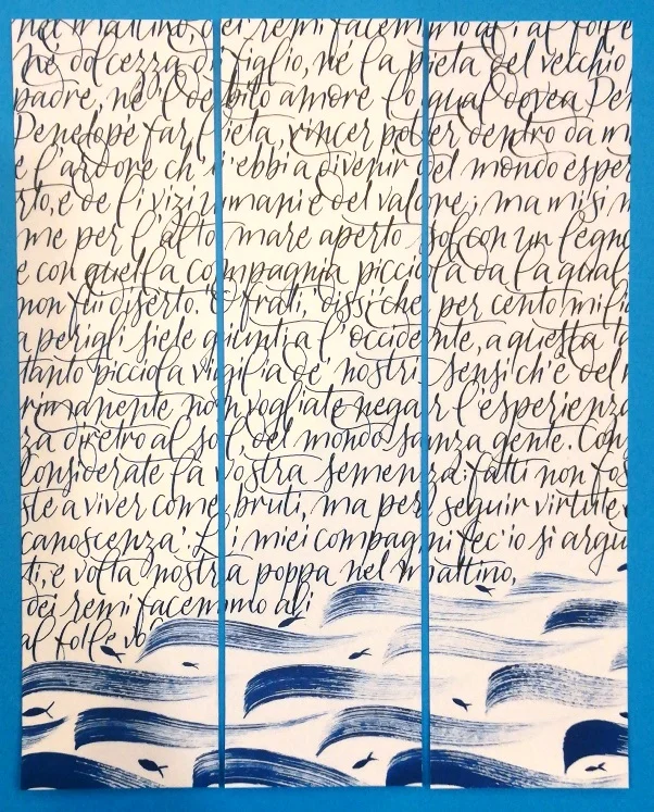 segnalibri “calli-puzzle” – dante alighieri