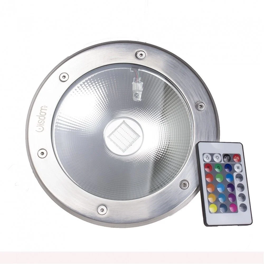 SEGNAPASSO FARETTO CALPESTABILE LED COB RGB 30W IP65 2700 LUMEN CON TELECOMANDO - TrAdE Shop Traesio