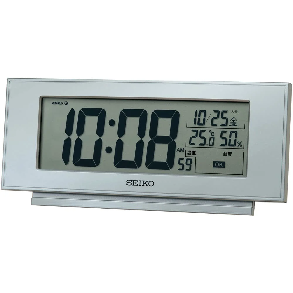 SEIKO Clock Wall clock silver metallic SQ794S