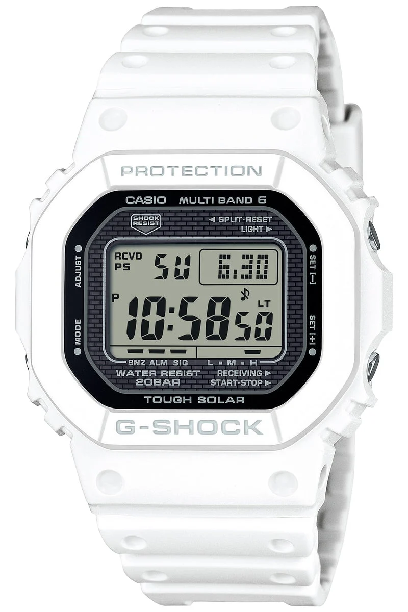 SEIKO G-Shock orologio da uomo radio-solare in bioplastica GW-5000HS-7JF bianco