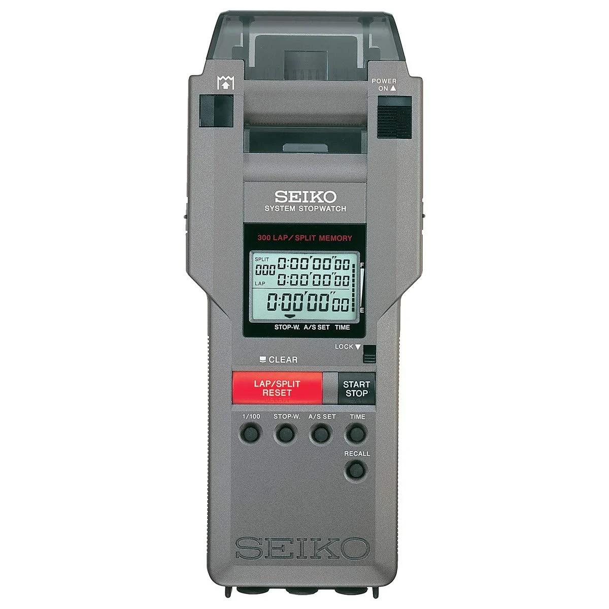 SEIKO Integrated Stopwatch/Printer System Gray