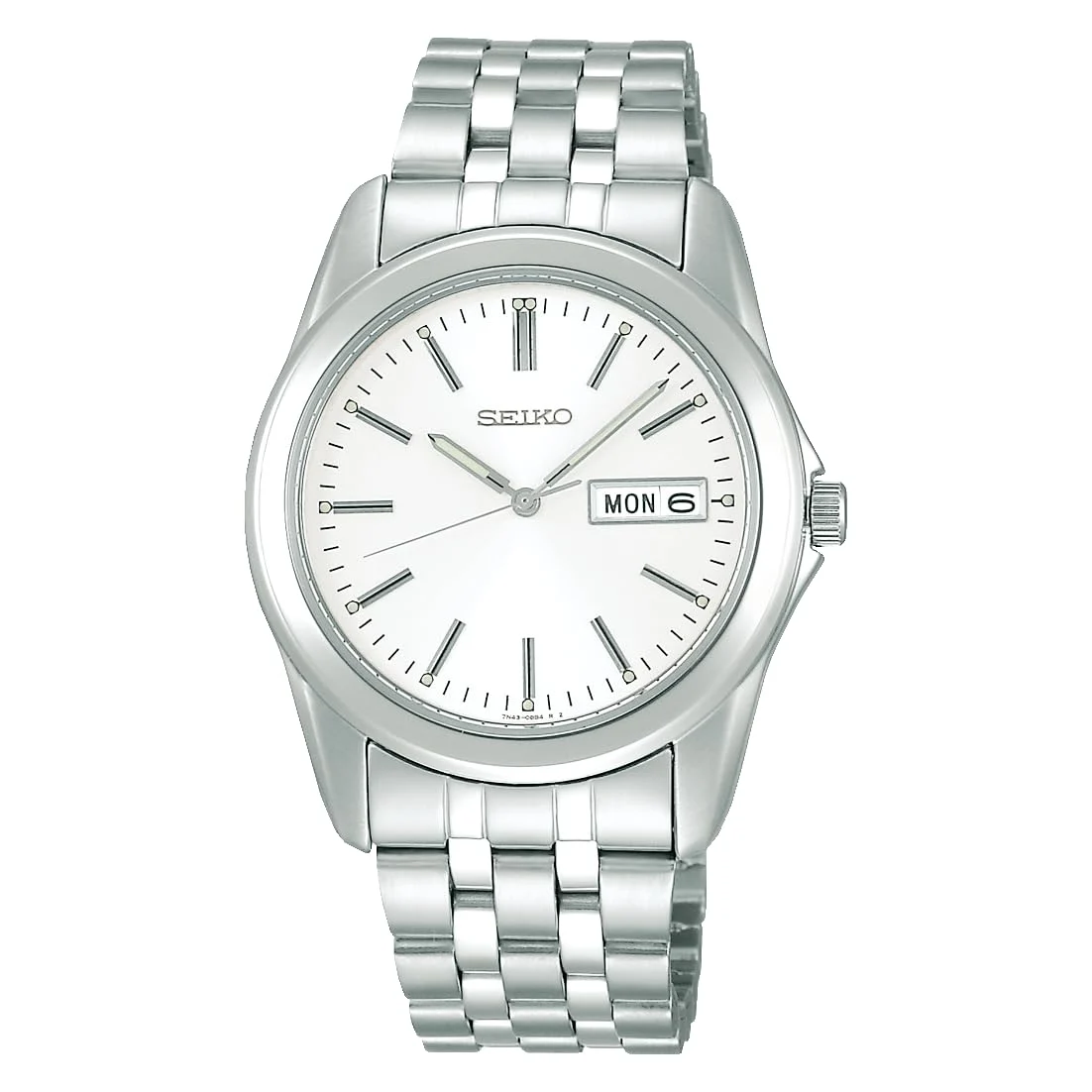 SEIKO Orologio da Uomo Quarzo SCXC007 Argento