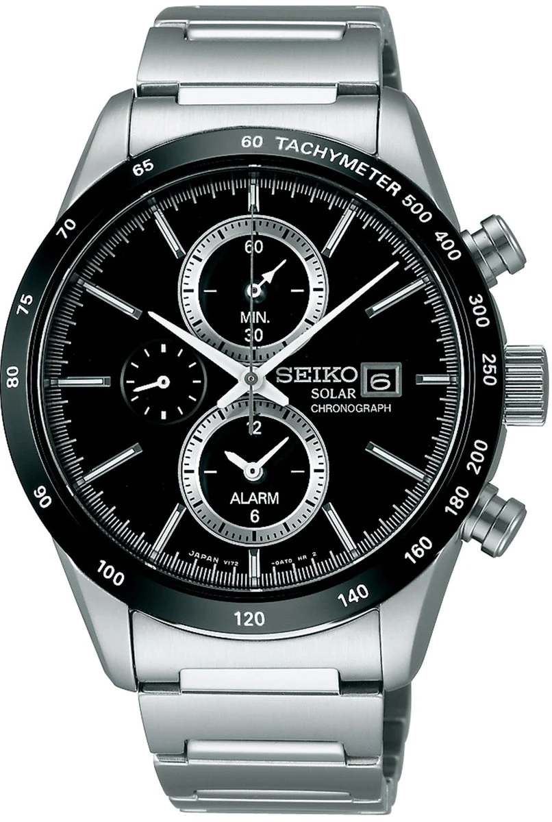 Seiko Reloj Cronógrafo Solar Spirit Smart SBPY119 Plata Hombre