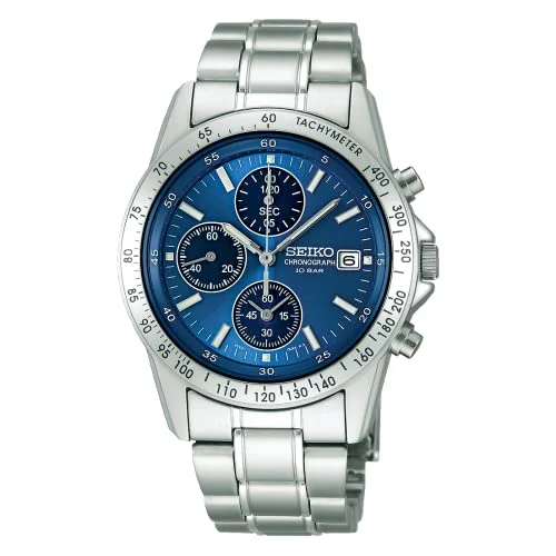 SEIKO Orologio Spirit Modello Chronograph SBTQ071 Acciaio Argento