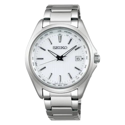 SEIKO Orologio Uomo Seiko Selection SBTM287 Argento Automatico 25 Fusi Orari