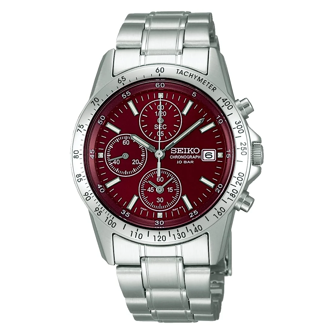 SEIKO Orologio da Polso Cronografo Quarzo SBTQ045 Argento
