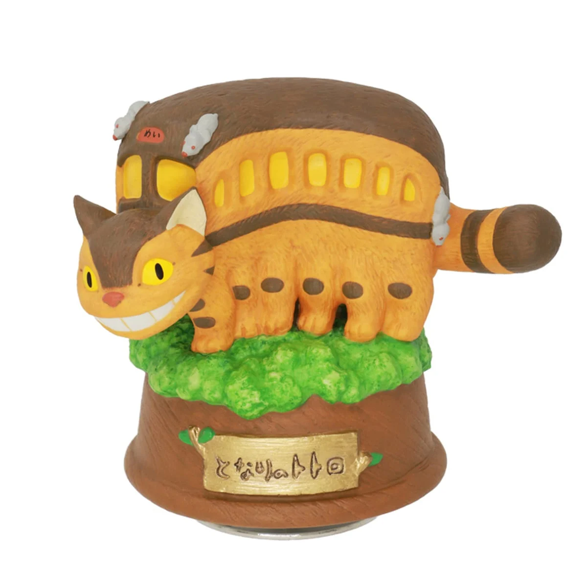 Sekiguchi Studio Ghibli My Neighbor Totoro Porcelain Music Box Catbus in Tree One Size - WAFUU JAPAN