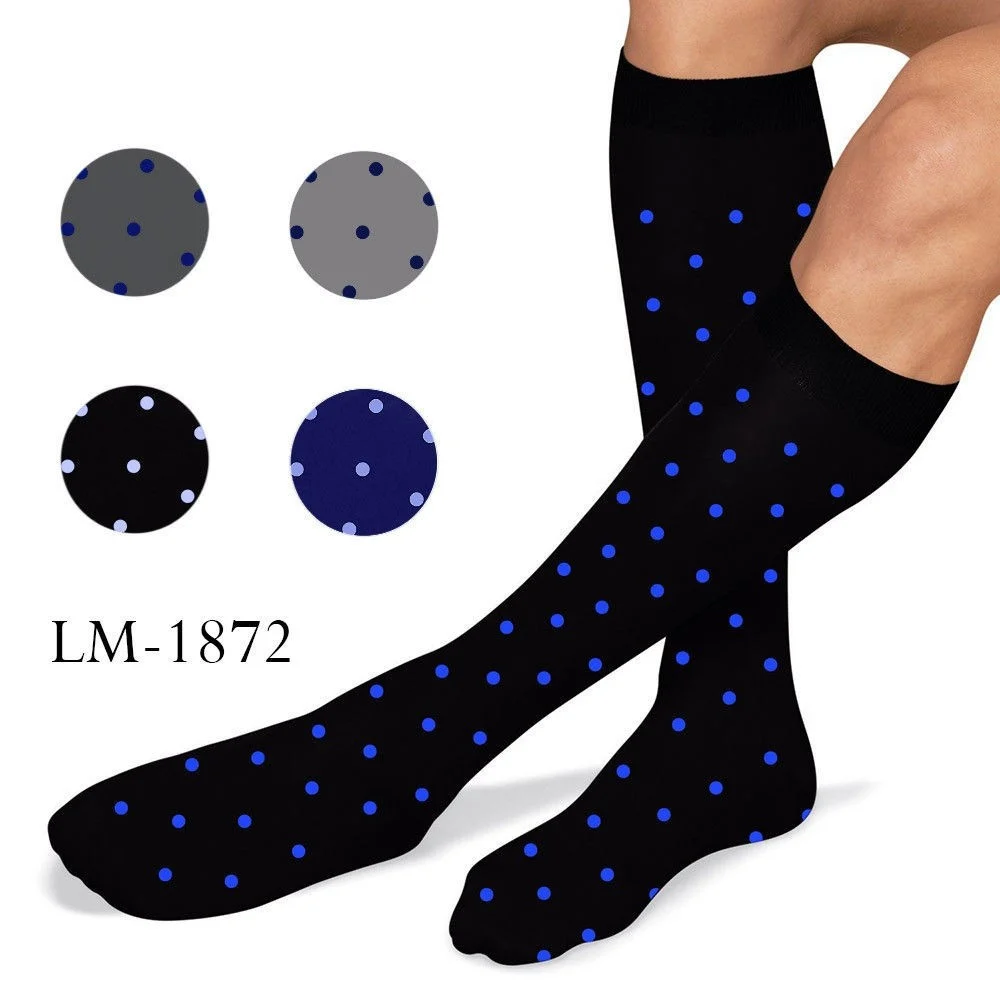 SET 12 PAIA CALZE CALZINI LUNGHI UOMO COTONE ASSORTITI NERO BLU ANTRACITE POIS - TrAdE Shop Traesio