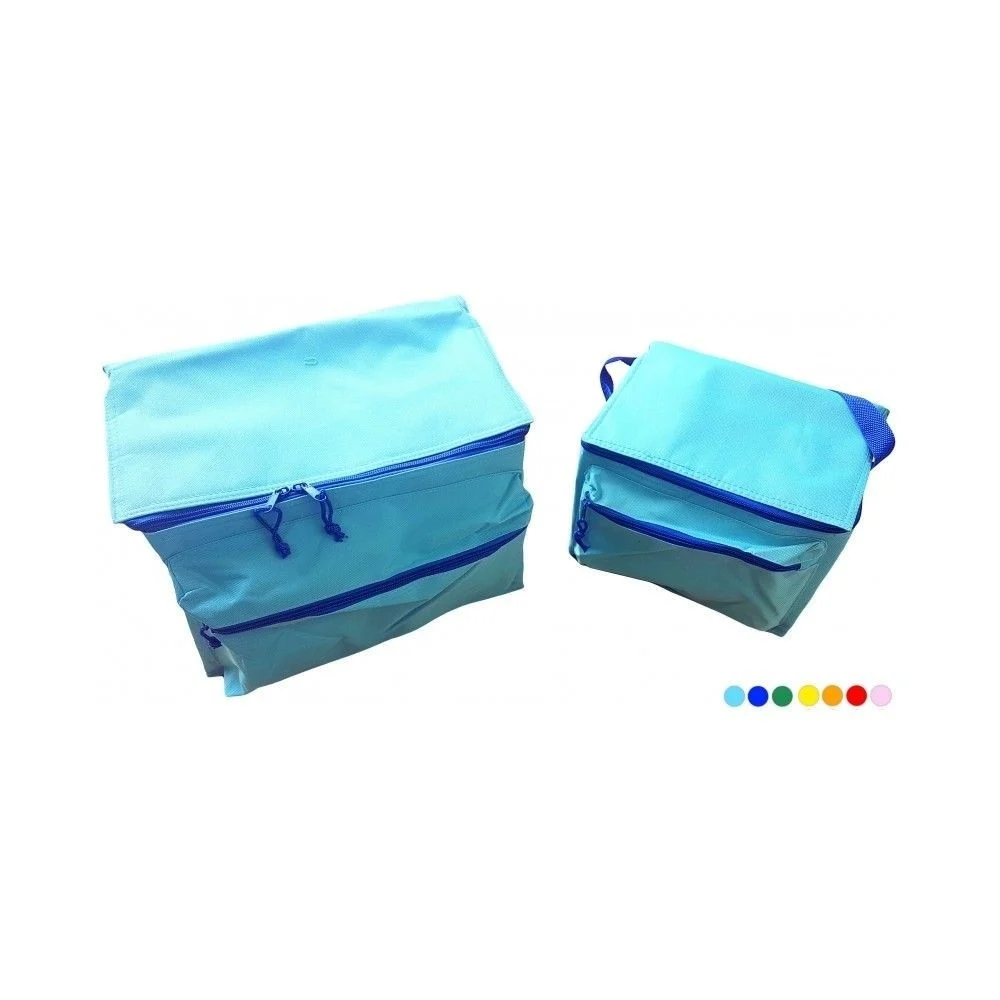 SET 2 BORSE TERMICA 24l + 10l FRIGO PRANZO SPIAGGIA MARE PICNIC TERMICO PIEGHEVOLE - TrAdE Shop Traesio