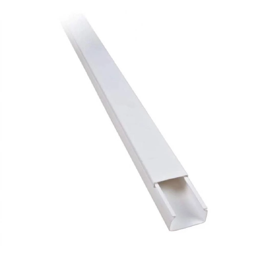 SET 2 CANALINA CAVI ELETTRICA PASSACAVI PLASTICA CT2 2 MT 40X40MM BIANCO 5624040 - TrAdE Shop Traesio