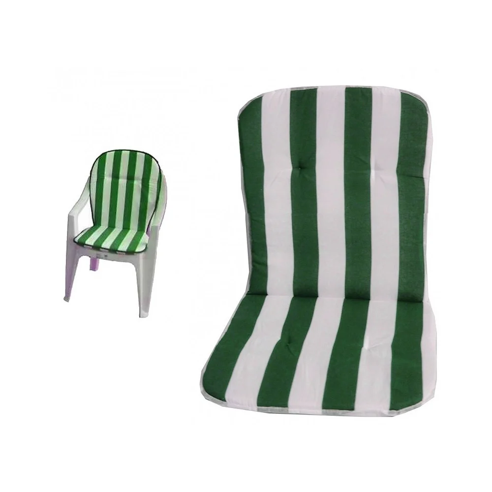 SET 2 CUSCINI PER SEDIA PLASTICA SAGOMATO CON SCHIENALE UNIVERSALE COPRI SEDUTA - TrAdE Shop Traesio