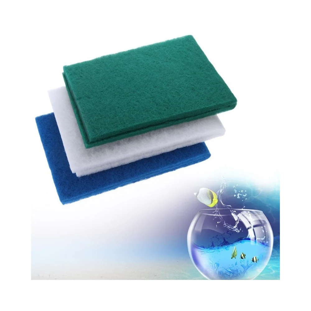 SET 2 PEZZI SPUGNA FILTRO 32,5 x 12,5 CM COTONE BIOCHIMICO PER ACQUARIO - TrAdE Shop Traesio