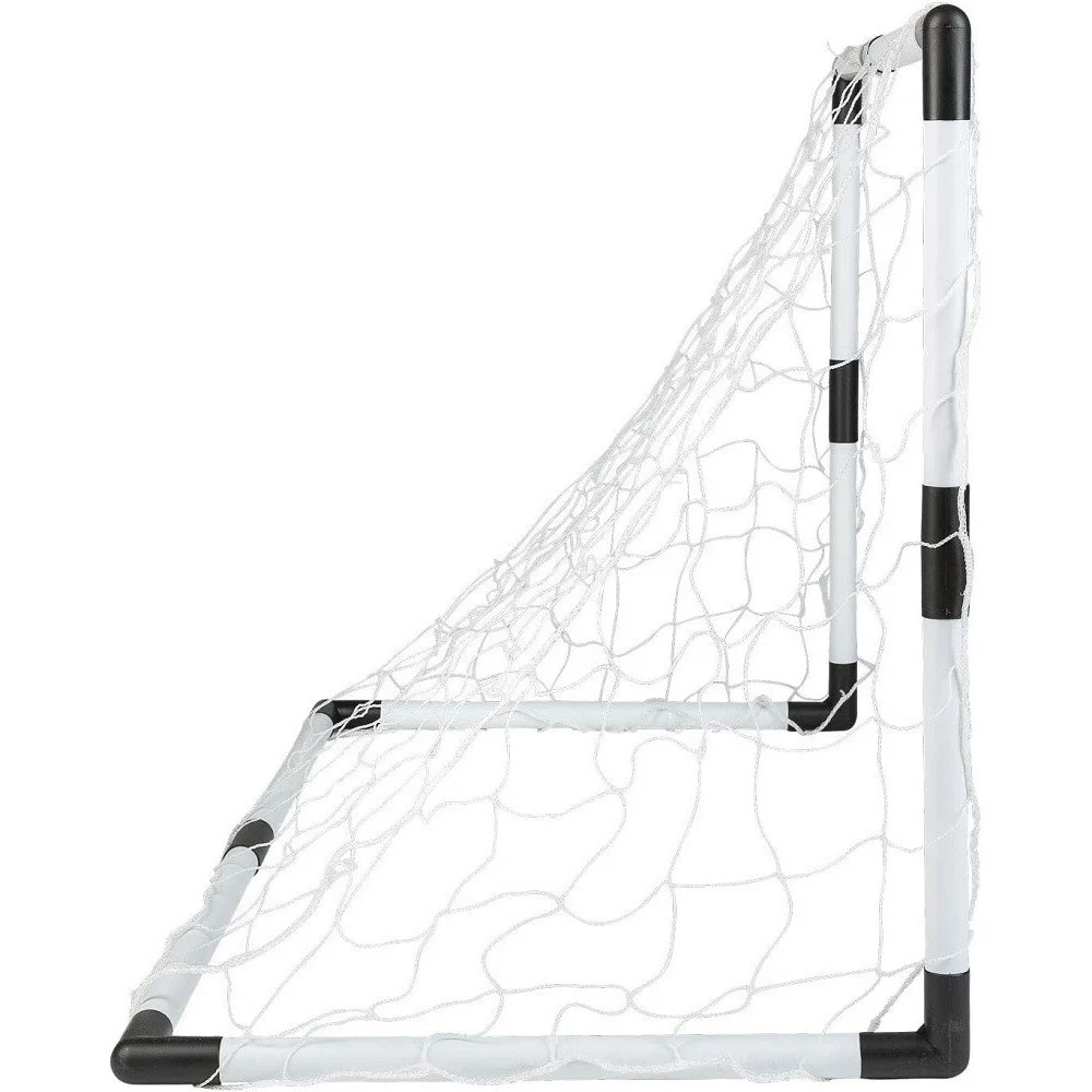 SET 2 PZ MINI PORTE DA CALCIO 91,5X61X48CM CON PALLA POMPA 8 PICCHETTI FISSAGGIO - TrAdE Shop Traesio