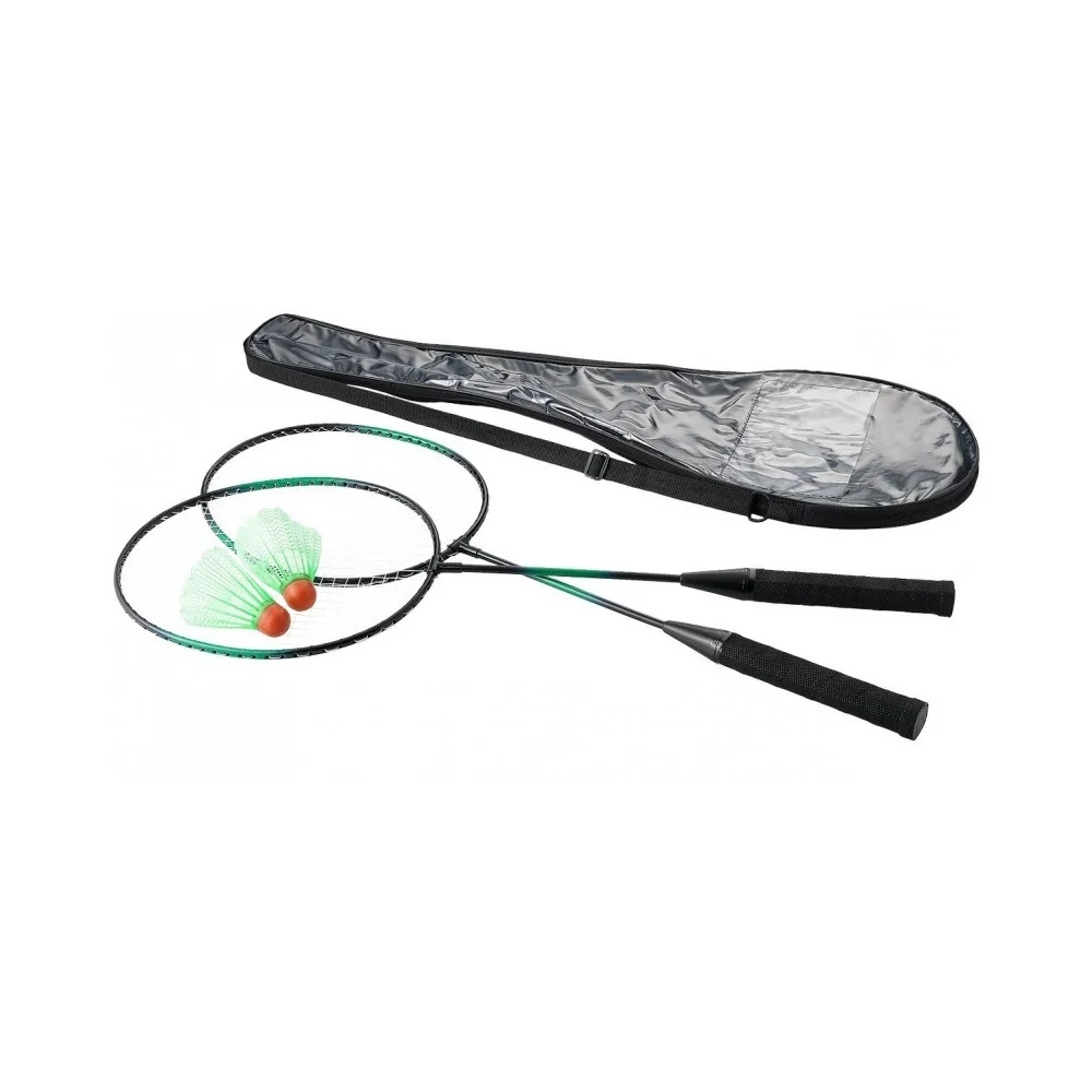 SET 2 RACCHETTE + 2 PALLINE VOLANO BADMINTON SPORT TENNIS GIOCO CON CUSTODIA - TrAdE Shop Traesio