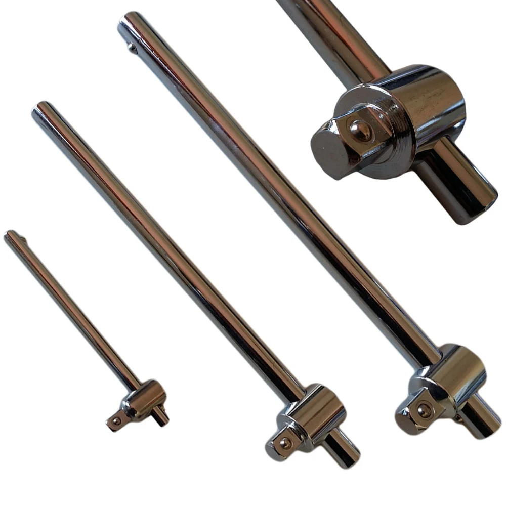 SET 3 PZ ASTA BARRA A T PER BUSSOLE TORX INNESTO 1/2" 3/8" 1/4" CROMO VANADIUM - TrAdE Shop Traesio