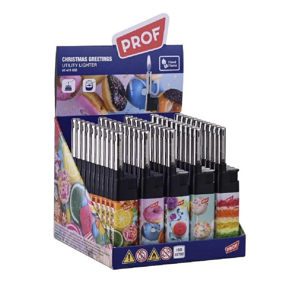 SET 50PZ ACCENDINO A FIAMMA CANNA CORTA PROF COBIA FF CAKES CANDLE LIGHT 41411658 - TrAdE Shop Traesio