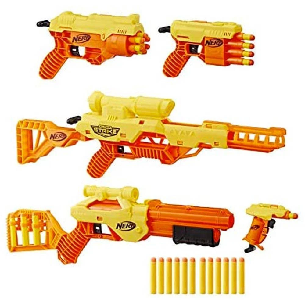 SET ALPHA STRIKE ULTIMATE MISSION PACK FUCILE E PISTOLA GIOCATTOLO BAMBINI - TrAdE Shop Traesio