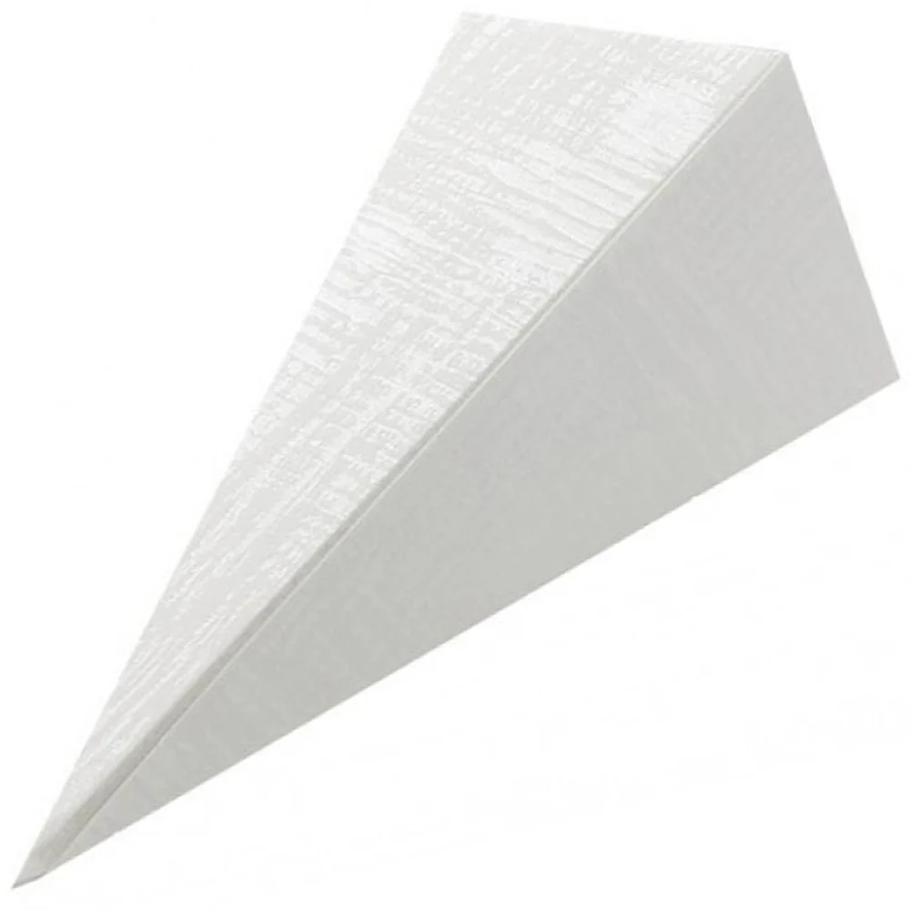 SET CONI CONO BIANCO BOMBONIERA NASCITA MATRIMONI COMPLEANNO PORTACONFETTI RISO - TrAdE Shop Traesio