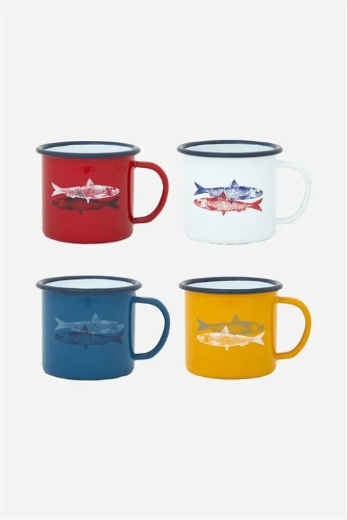 Set di 4 tazze - Arredamento marinaresco