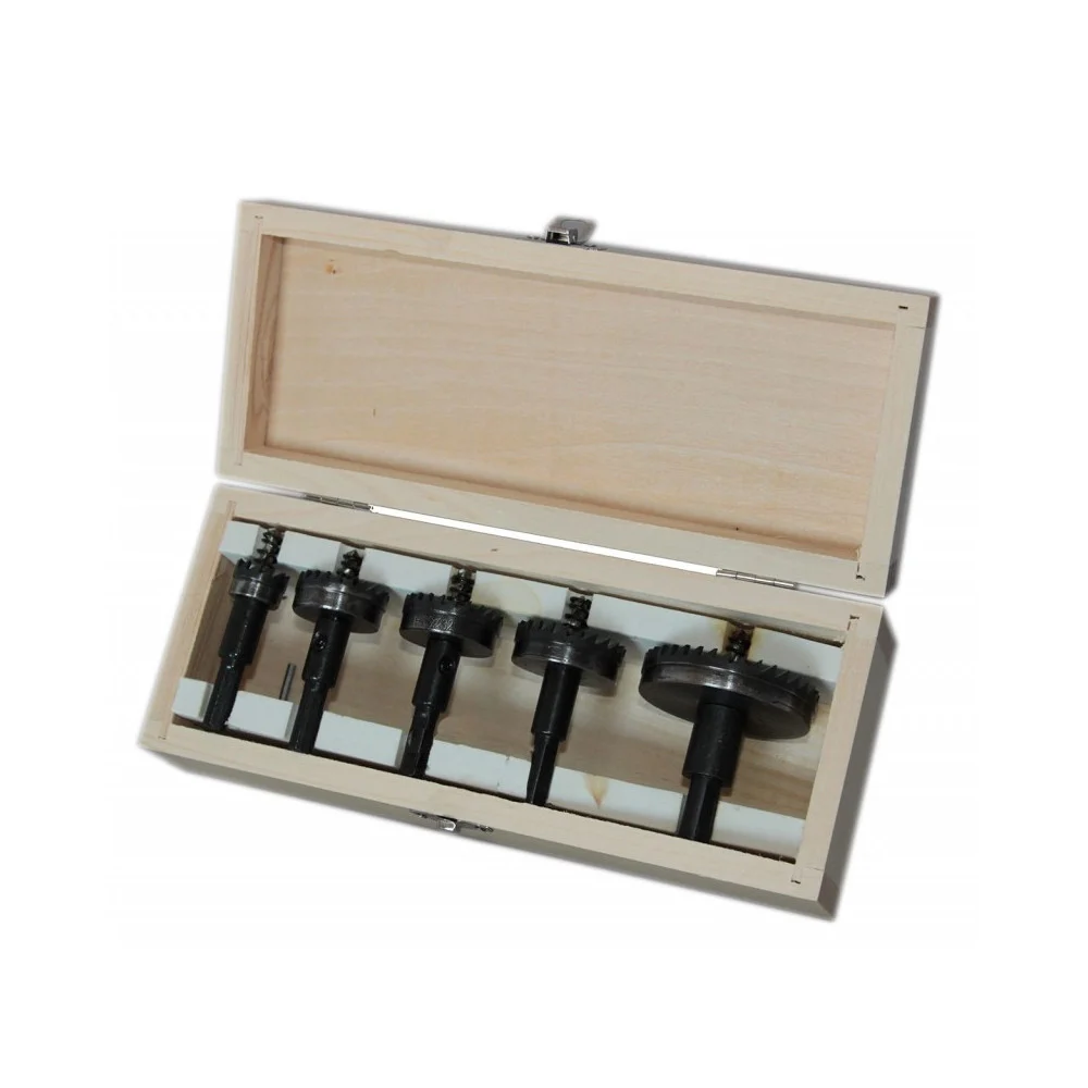 SET DI 5 FRESE A TAZZA HSS DENTI IN METALLO DURO DA 18 30 32 35 55MM PER FERRO - TrAdE Shop Traesio